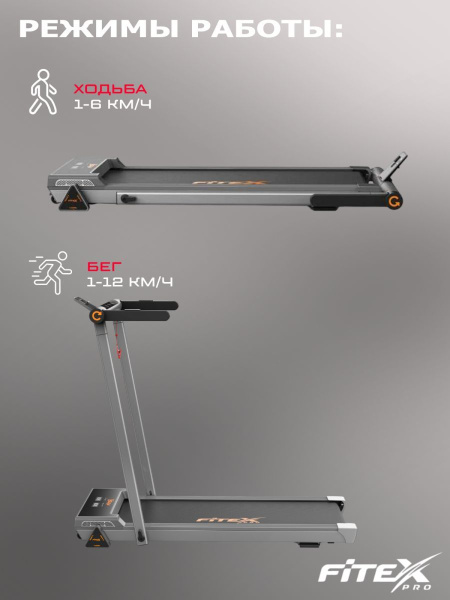 Электрическая беговая дорожка Fitex WINGED