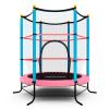 Батут детский DFC SMRKIDS 55" с сеткой, PINK