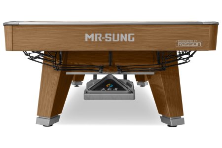 Бильярдный стол для пула "Rasson Acurra" 9 футов (коричневый, сланец 25 мм) в комплекте с плитой, аксессуары и сукно