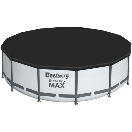Каркасный бассейн Bestway Steel Pro Max 56950 (427x107см, с фильтр-насосом, лестницей и тентом)