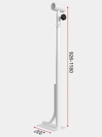 Кронштейн однорядный напольный с регулировкой высоты