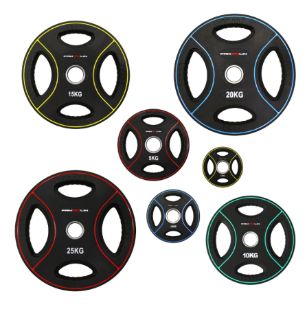 Полиуретановые олимпийские диски Pangolin Fitness WP012PU X-line