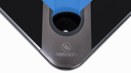 Бильярдный стол для пула "Rasson Wolf" 9 футов (черный, сланец 25 мм) в комплекте с плитой, аксессуары и сукно