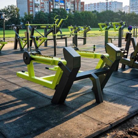 P-1813 Уличный тренажер Становая тяга с переменной нагрузкой ZAVODSPORTA