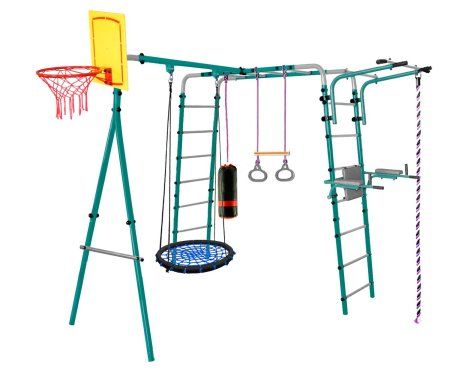 Спортивно-игровой комплекс Midzumi Hanabi Large L (Гнездо среднее синее)