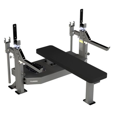 A3146 Скамья-стойка домкратная для жима лежа со страховочными упорами