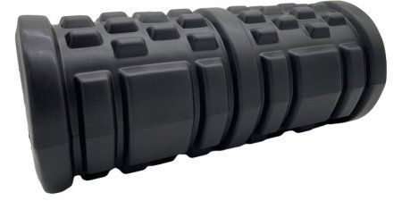 Ролик массажный 33*14см 6500LW, черный/голубой