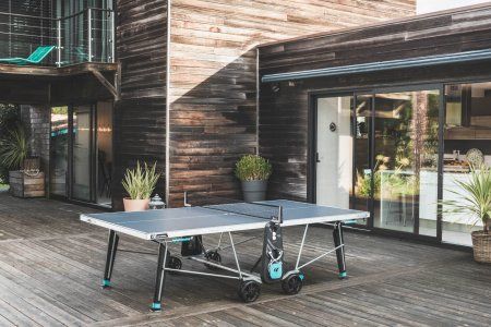 Теннисный стол CORNILLEAU 400X Sport Outdoor (синий)
