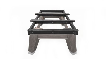 Бильярдный стол для пула "Rasson Acurra" 9 футов (черный, сланец 25 мм) в комплекте с плитой, аксессуары и сукно