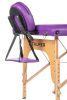 Массажный стол Calmer Bamboo Three 70 (фиолетовый)