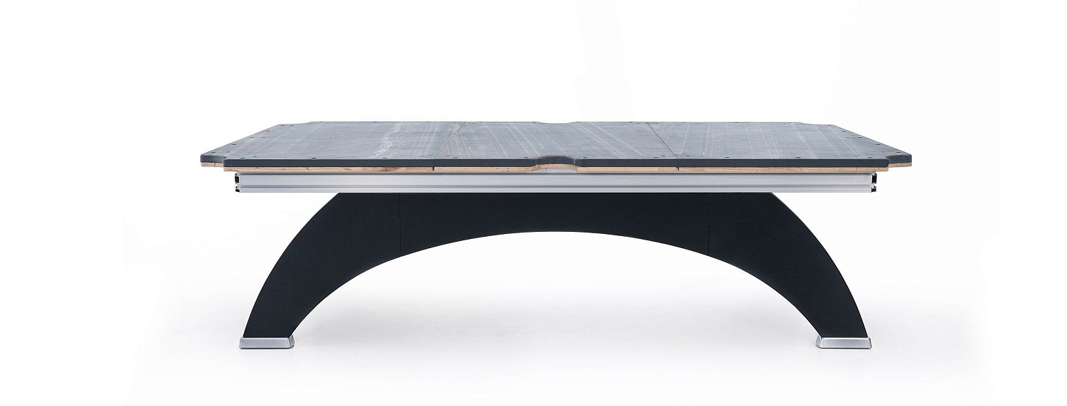 Бильярдный стол для пула "Rasson OX" 8 футов (черный, сланец 30 мм)