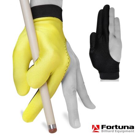 Перчатка Fortuna Classic желтая/черная левая M/L
