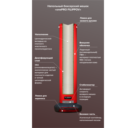 Напольный мешок-имитатор FILIPPOV