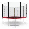 Батут с сеткой DFC PELPO 12ft с лестницей, RED