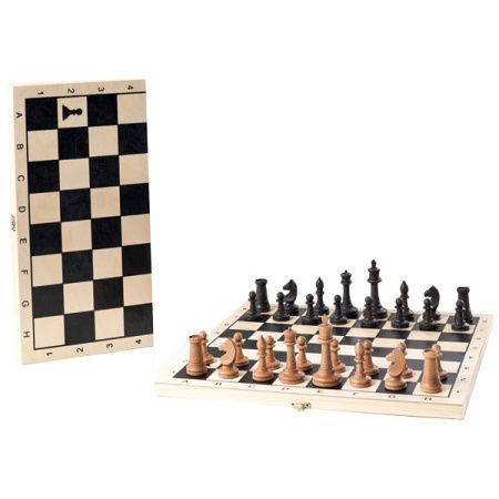 Шахматы классические буковые с малой деревянной доской "Классика"