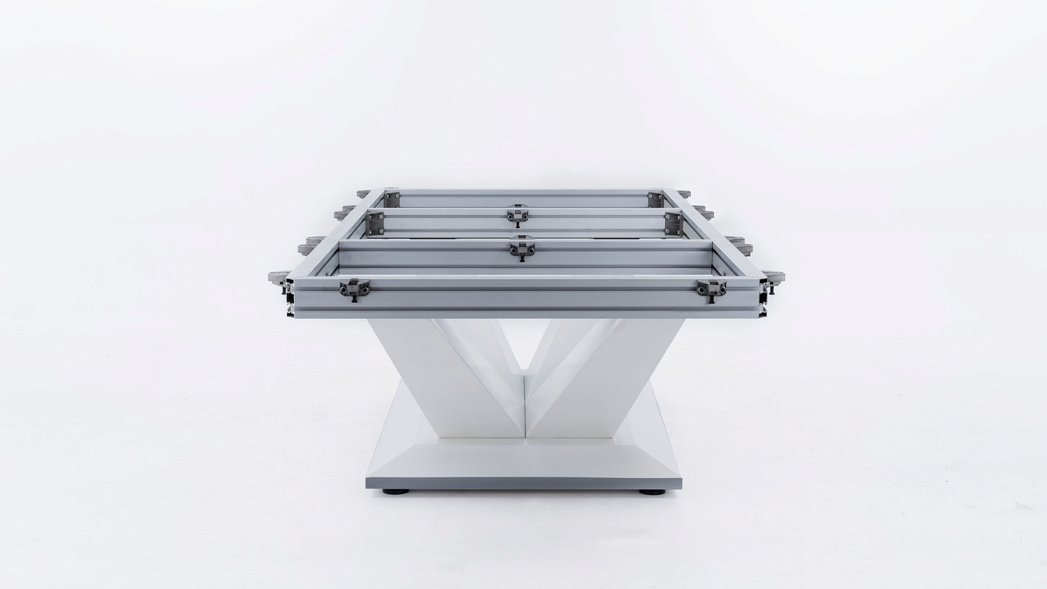 Бильярдный стол для пула RASSON "Victory 2 Plus" 9 футов (белый, сланец 30 мм)