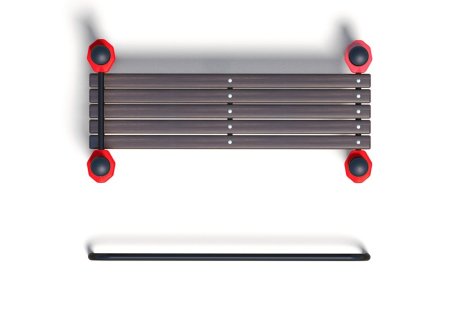 Лавочка для пресса с упором для ног и перекладиной (PAW-35)