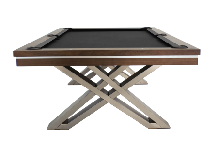 Бильярдный стол для пула RASSON "Pierce" 8 футов (коричневый) с плитой, со столешницей