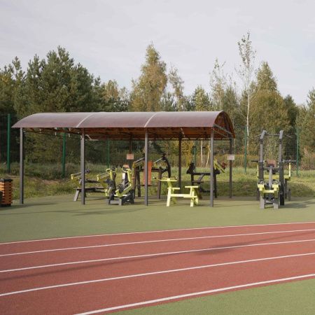 P-5020 Навес для тренажеров теневой 6300х4800х3100 ZAVODSPORTA