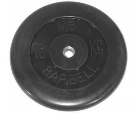Диски обрезиненные Barbell 15 кг. 31 мм.