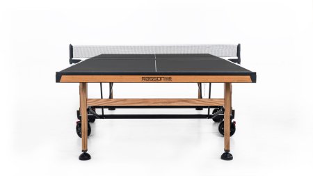Теннисный стол складной для помещений "RASSON PREMIUM T01 Indoor" (натуральный дуб) с сеткой