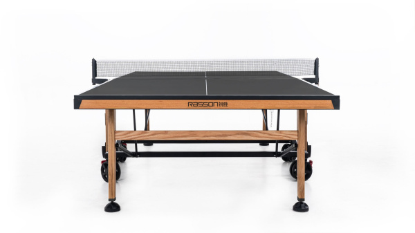 Теннисный стол складной для помещений "RASSON PREMIUM T01 Indoor" (натуральный дуб) с сеткой