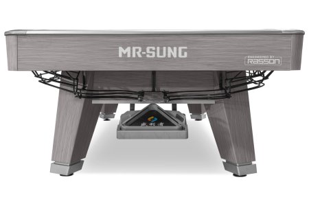 Бильярдный стол для пула "Rasson Acurra" 9 футов (серый, сланец 25 мм) в комплекте с плитой, аксессуары и сукно