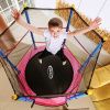 Батут детский DFC SMRKIDS 55" с сеткой, PINK