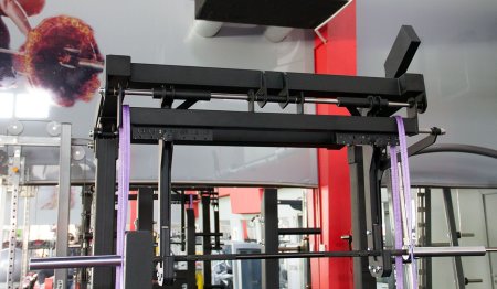 Монолифт для пауэрлифтинга STECTER (с хранением дисков)