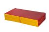Мат № 11 КМС (100 х 100 х 10) складной 4 сложения красно/жёлтый