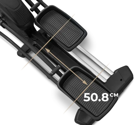 Эллиптический тренажер с автонаклоном профессиональный BRONZE GYM X800M