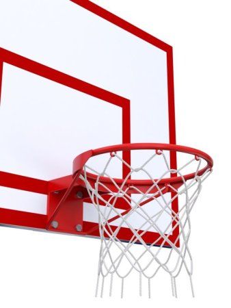 Баскетбольная стойка с щитом 1200х900 мм из фанеры на метал. каркасе с усиленным кольцом