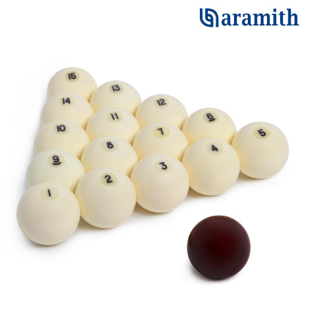 Шары Aramith Standard Pyramid ø68мм красный биток