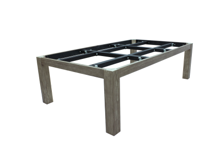 Бильярдный стол для пула RASSON "Penelope" 7 футов (silver mist) с плитой, со столешницей