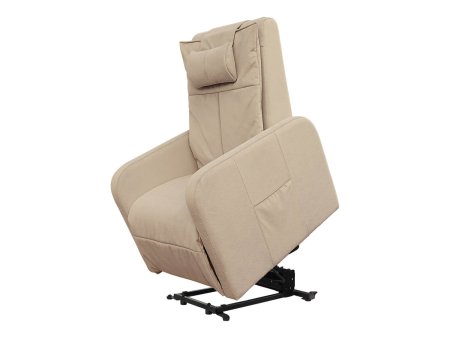 Кресло реклайнер с подъемом FUJIMO LIFT CHAIR F3005 FLWK Ваниль (Sakura 4)