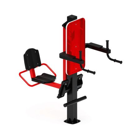 Тренажер уличный «Жим ногами + Брусья»