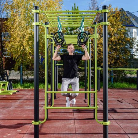 W258 GTO Рукоход с изменением высоты с подвижными кольцами (разноуровневый) ZAVODSPORTA