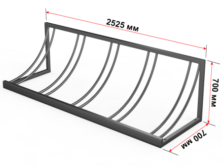 Велопарковка "Стандарт" на 5 парковочных мест