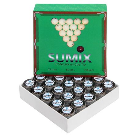 Наклейка для кия SUMIX ø13мм Hard с фиброй 1шт.