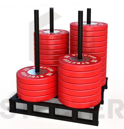 Поддон для транспортировки и хранения дисков штанги