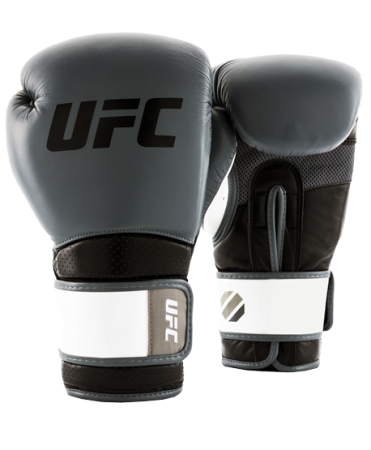 Перчатки MMA для работы на снарядах UFC 18 Oz Серые