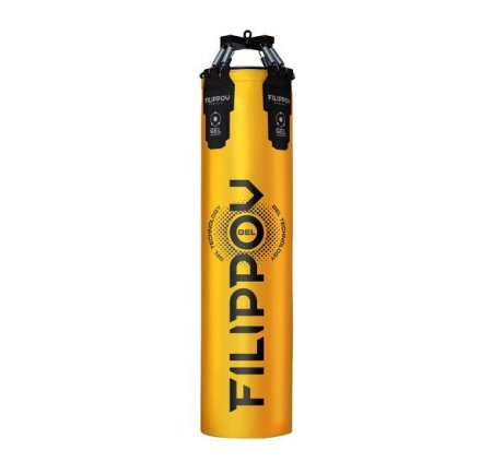 Боксерский мешок PREMIUM GEL FILIPPOV (Желтый) -  110см/40см/90кг