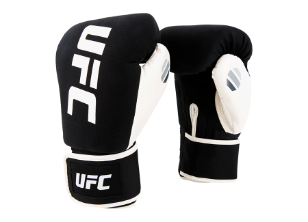 Перчатки для бокса и ММА UFC Черные/Белые REG