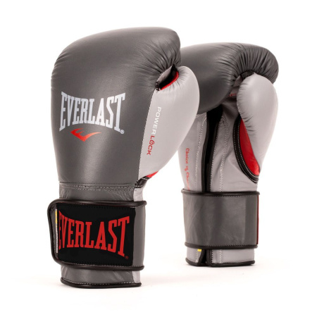 Перчатки тренировочные Everlast Powerlock Серый 12 Oz
