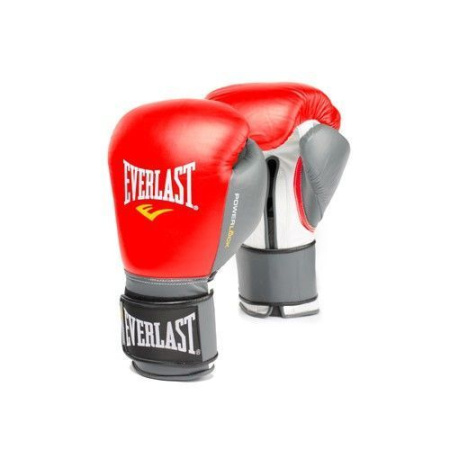 Перчатки тренировочные Everlast Powerlock Красный/Серый 12 Oz