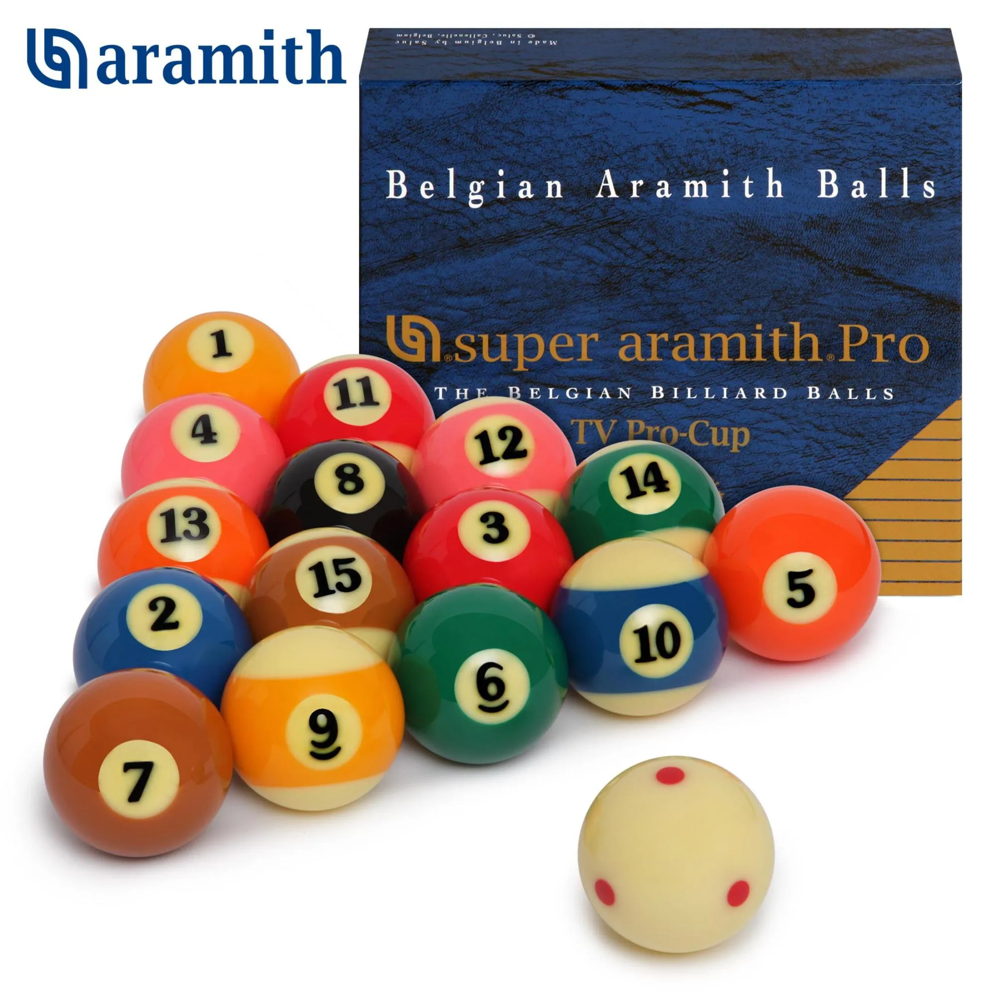 Комплект шаров для бильярда Aramith Super Aramith Pro-Cup TV Pool 57,2 мм