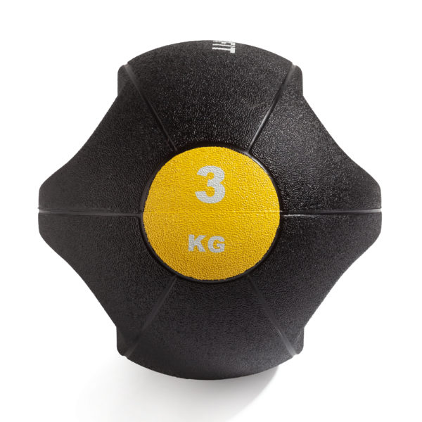 Медбол с хватом 3 кг VictoryFit VF-MBB030